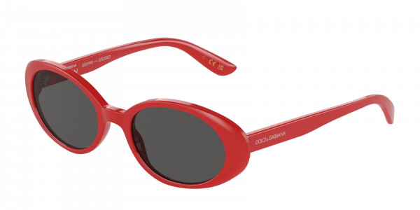 Dolce & Gabbana DG4443 Sunglasses, 308887 RED DARK GREY (RED)