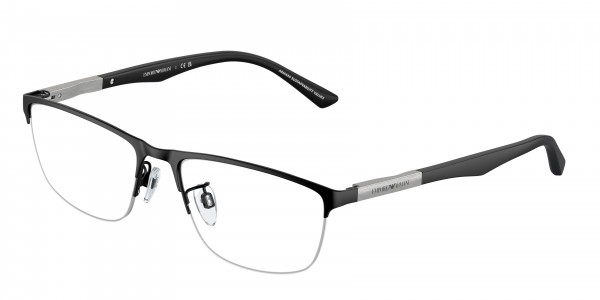 Emporio Armani EA1142 Eyeglasses, 3001 MATTE BLACK (BLACK)