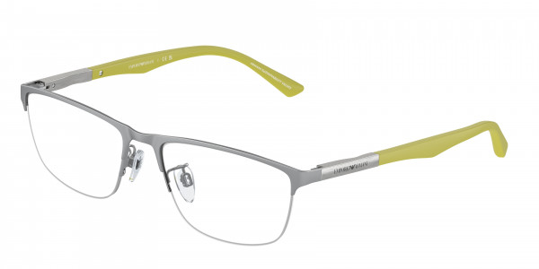 Emporio Armani EA1142 Eyeglasses, 3045 MATTE SILVER (SILVER)