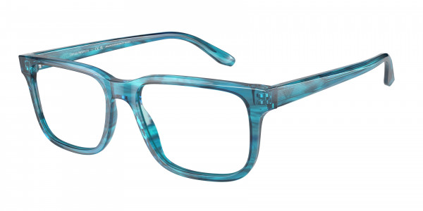 Emporio Armani EA3218 Eyeglasses, 5311 STRIPED BLUE (BLUE)
