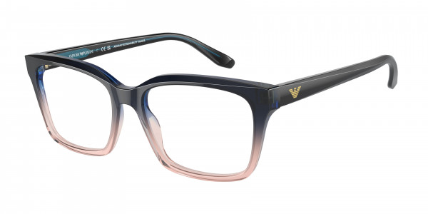 Emporio Armani EA3219 Eyeglasses, 5991 GRADIENT BLUE/ORANGE (BLUE)