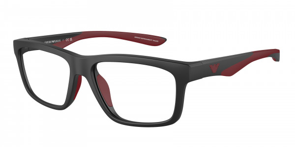 Emporio Armani EA3220U Eyeglasses, 5001 MATTE BLACK (BLACK)