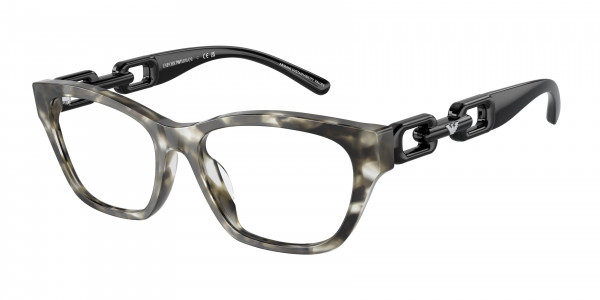 Emporio Armani EA3223U Eyeglasses, 5678 SHINY GREY HAVANA (GREY)