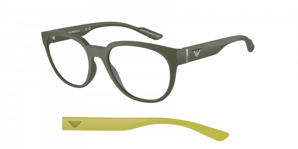Emporio Armani EA3224 Eyeglasses, 5058 MATTE GREEN (GREEN)