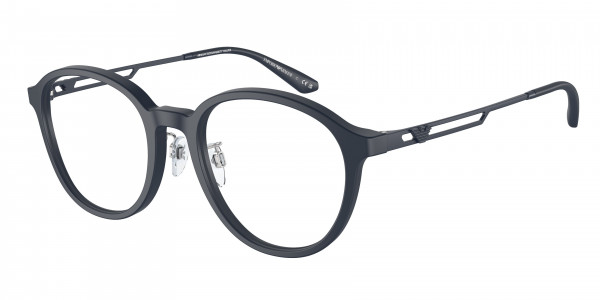 Emporio Armani EA3225F Eyeglasses, 5088 MATTE BLUE (BLUE)