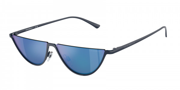 Emporio Armani EA2143 Sunglasses, 301925 SHINY BLUE GREEN MIRROR LIGHT (BLUE)