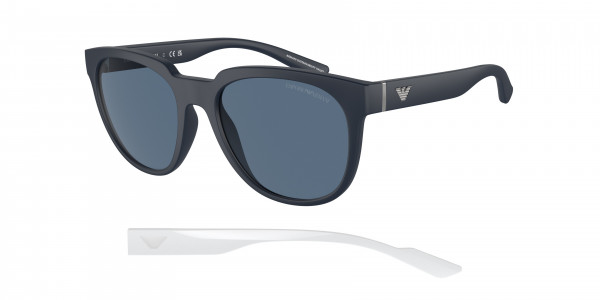 Emporio Armani EA4205F Sunglasses, 508880 MATTE BLUE DARK BLUE (BLUE)