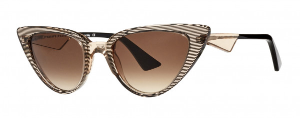 Face a Face PEPPS 2 Sunglasses, TRANSPARENT STRIPED AMBER