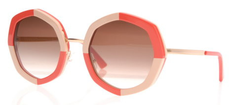 Face a Face CHANCE 2 Sunglasses, FLUO CORAL / OPAQUE NUDE