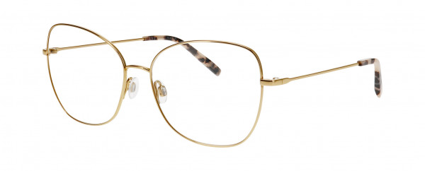 Inface PEACOCK Eyeglasses, GOLD MEDIUM SHINY