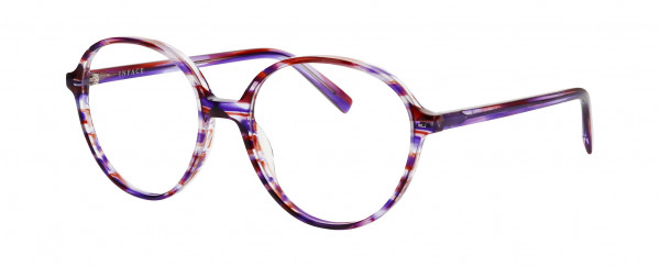 Inface LUCKY Eyeglasses, PURPLE-BLUE MEDIUM DEMI