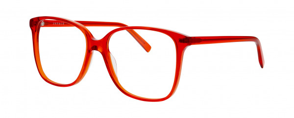 Inface LIKELY Eyeglasses, ORANGE-RED MEDIUM TRANSPARENT