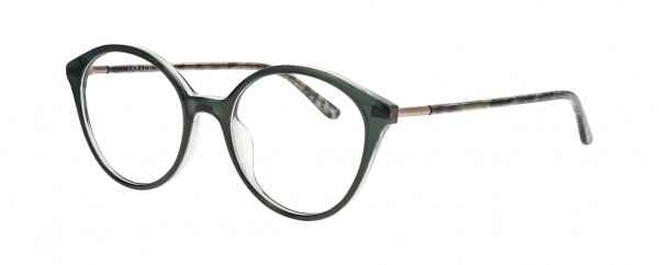 Inface IF9497 Eyeglasses, GREEN MEDIUM TRANSPARENT