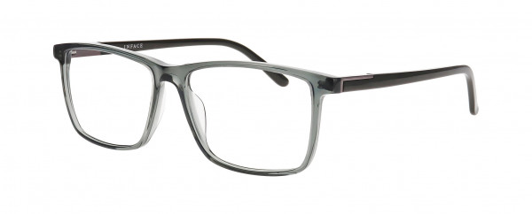 Inface IF9494 Eyeglasses, GREY-GREEN MEDIUM TRANSPARENT