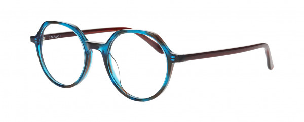 Inface IF9490 Eyeglasses, BLUE DARK DEMI