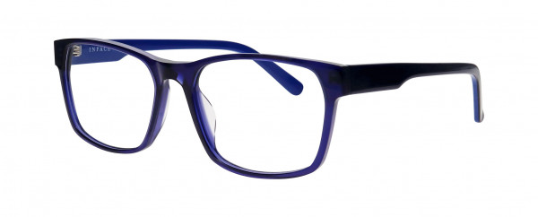 Inface IF9483 Eyeglasses, BLUE DARK TRANSPARENT