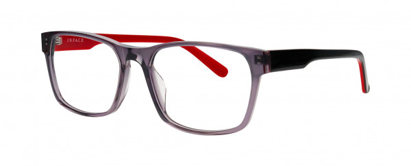 Inface IF9483 Eyeglasses, GREY MEDIUM TRANSPARENT