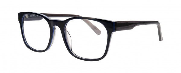 Inface IF9482 Eyeglasses, BLUE DARK SHINY