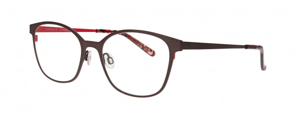 Inface IF1463 Eyeglasses, RED-BROWN DARK MATT