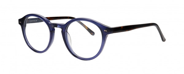 Inface IF9476 Eyeglasses, BLUE MEDIUM TRANSPARENT