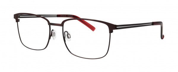 Inface IF1446 Eyeglasses, RED-BROWN DARK MATT