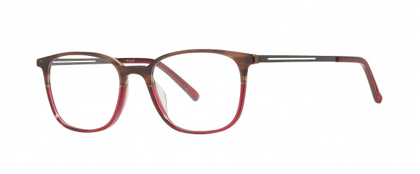 Inface IF9444 Eyeglasses, RED-BROWN GRADIENT DEMI
