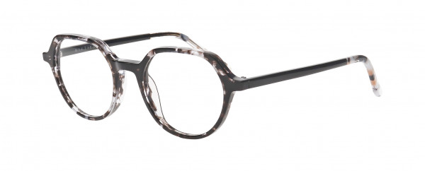 Nifties NI9502 Eyeglasses, BLACK MEDIUM TRANSPARENT