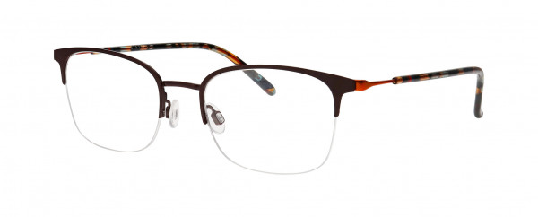 Nifties NI8516 Eyeglasses, RED-BROWN DARK MATT