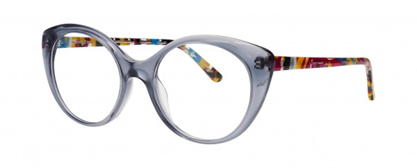 Nifties NI9467 Eyeglasses, GREY-BLUE MEDIUM DEMI