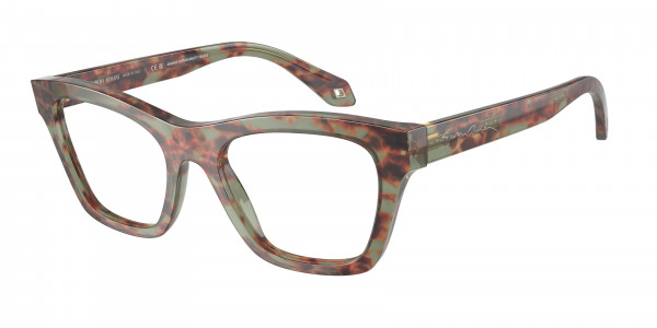 Giorgio Armani AR7240 Eyeglasses, 5977 GREEN HAVANA (GREEN)