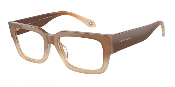 Giorgio Armani AR7243U Eyeglasses, 5981 GRADIENT BROWN/CRYSTAL (BROWN)