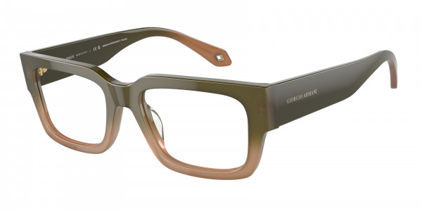 Giorgio Armani AR7243U Eyeglasses, 5982 GRADIENT GREEN/BROWN (GREEN)