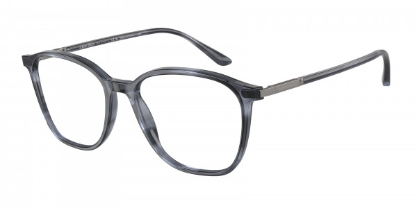 Giorgio Armani AR7236 Eyeglasses, 5986 STRIPED BLUE (BLUE)