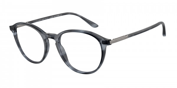 Giorgio Armani AR7237 Eyeglasses, 5986 STRIPED BLUE (BLUE)