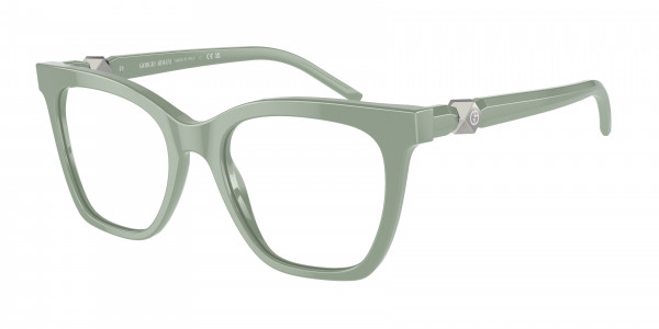 Giorgio Armani AR7238 Eyeglasses, 6125 LIGHT GREEN (GREEN)