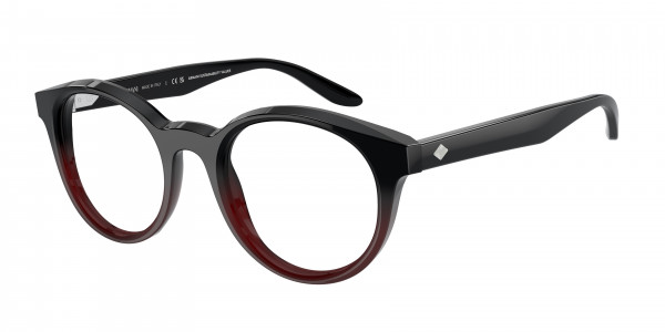 Giorgio Armani AR7239F Eyeglasses, 5997 GRADIENT BLACK/BORDEAUX (BLACK)