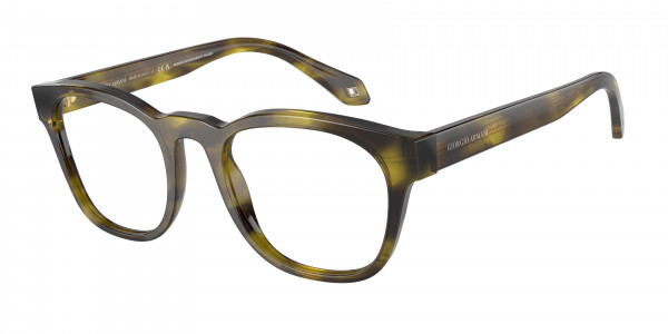 Giorgio Armani AR7242 Eyeglasses, 5987 STRIPED GREEN (GREEN)