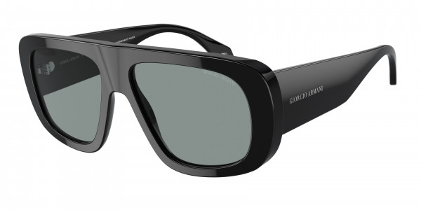 Giorgio Armani AR8183 Sunglasses, 587556 BLACK GREY (BLACK)