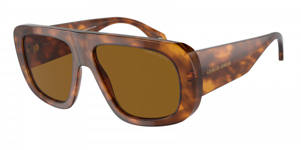 Giorgio Armani AR8183 Sunglasses, 598833 RED HAVANA BROWN (TORTOISE)