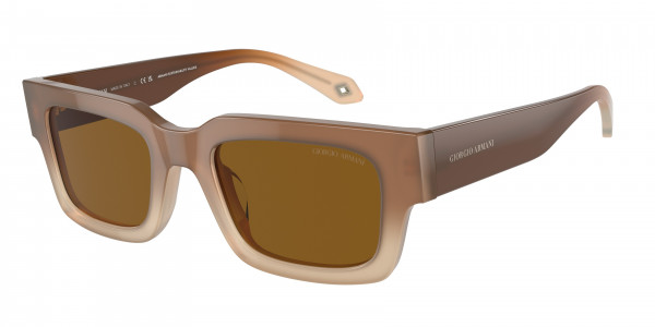 Giorgio Armani AR8184U Sunglasses, 598133 GRADIENT BROWN/CRYSTAL BROWN (BROWN)