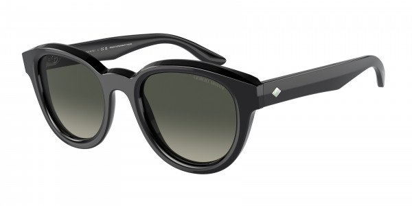 Giorgio Armani AR8181F Sunglasses, 587571 BLACK GREY GRADIENT (BLACK)