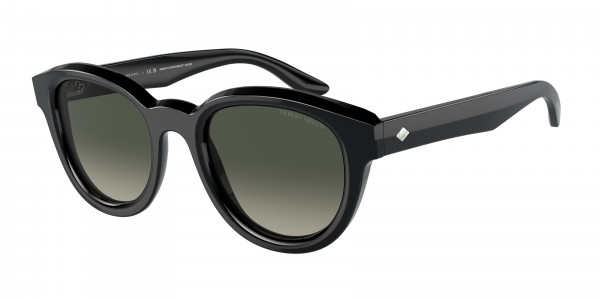 Giorgio Armani AR8181 Sunglasses, 587571 BLACK GREY GRADIENT (BLACK)