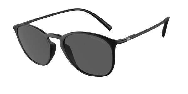Giorgio Armani AR8186U Sunglasses, 504287 MATTE BLACK DARK GREY (BLACK)
