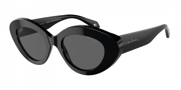 Giorgio Armani AR8188 Sunglasses, 5875B1 BLACK DARK GREY (BLACK)