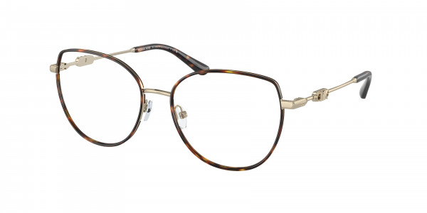 Michael Kors MK3066J EMPIRE ROUND Eyeglasses, 1016 EMPIRE ROUND LIGHT GOLD / DARK (GOLD)