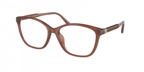 Michael Kors MK4103U BOULDER Eyeglasses, 3548 BOULDER MILKY PRIMROSE (BROWN)