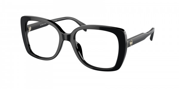 Michael Kors MK4104U PERTH Eyeglasses, 3005 PERTH BLACK (BLACK)