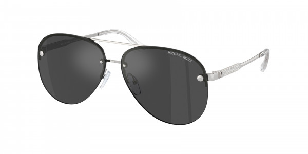 Michael Kors MK1135B EAST SIDE Sunglasses, 10156G EAST SIDE SHINY SILVER ? (SILVER)