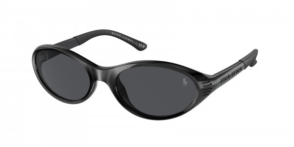 Polo PH4197U Sunglasses, 500187 SHINY BLACK GREY (BLACK)