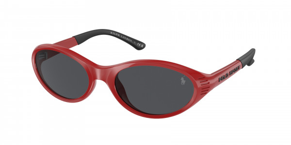 Polo PH4197U Sunglasses, 609187 SHINY RED GREY (RED)